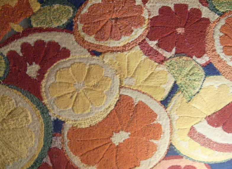 kitchen rugs fruit design